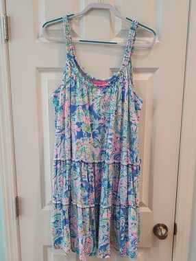 Lilly Pulitzer Pastel Paisley Dress — Blue, Pink, Mint